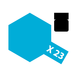 Acrylic Paint - Clear Blue Gloss (X-23)