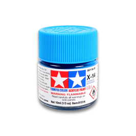 Acrylic Paint - Sky Blue Gloss (X-14)
