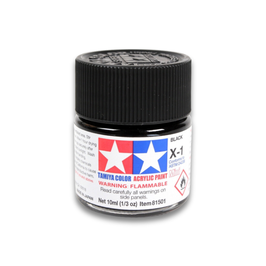 Acrylic Paint - Black Gloss (X-1)