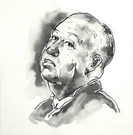 Filmregisseur Alfred Hitchcock