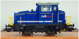 ESU 31447 Diesellok, H0, KG275,  railPro NL, blau, Ep V, Vorbildzustand um 2007, LokSound, Raucherzeuger, Rangierkupplung, DC/AC