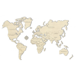 WOODEN CITY WORLD MAP