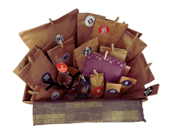 Adventskalender fertig zusammengestellt