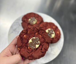 RED VELVET CHRISTMAS COOKIES 4 stuks