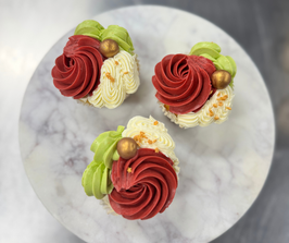 Cupcakes Vanille Christmas