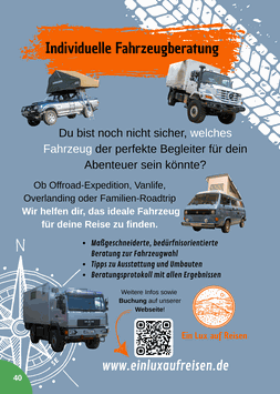 Individuelle Reisefahrzeugberatung