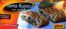 Torta rustica con carciofi - 300gr