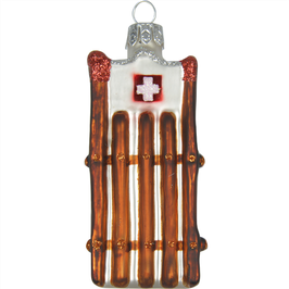 59-012 Glasornament Schlitten