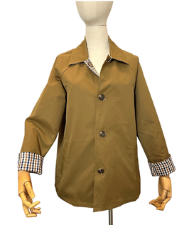 VESTE TRENCH CAMEL  COURT  IMPERMEABLE REVERSIBLE