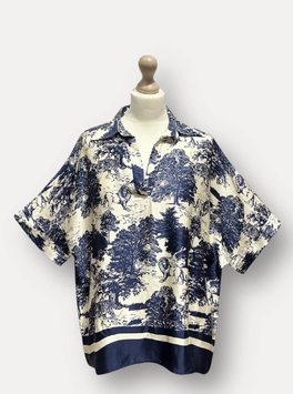 BLOUSE CHRISTINA TOILE DE JOUY