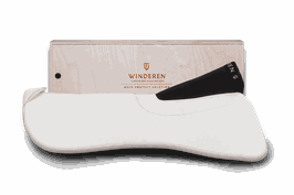 Winderen Sattelpad fürs Dressurreiten White Pearl/Rose Gold" 18mm Comfort