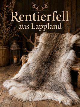 Rentierfelle aus Lappland