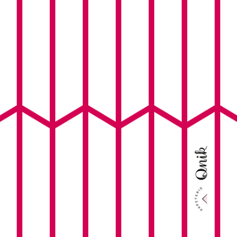 Origamilampe "Muschel" Rot