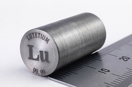 Lutetium metal rod 99.9%