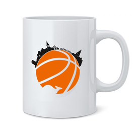 KANGAROOS Tasse mit Skyline Basketball Logo