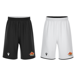 MACRON X500 Wendeshorts schwarz-weiß mit Iserlohn Kangaroos Logo