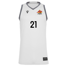 MACRON Freon Trikot weiß mit Iserlohn Kangaroos Logo, Wunschnumer & Wunschname