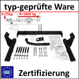 Ford Mondeo II BNP Bj. 1996-2000 Anhängerkupplung starr mit geschraubtem Kugelkopf - ohne Elektrosatz