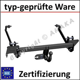 VW Passat B5 4motion Bj. 1996-2000 Anhängerkupplung starr mit geschraubtem Kugelkopf - ohne Elektrosatz