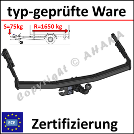 Nissan Almera Tino Bj. 2000-2007 Anhängerkupplung starr mit geschraubtem Kugelkopf - ohne Elektrosatz