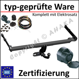 Ford Focus I DNW Bj. 1999-2005 Anhängerkupplung starr mit geschraubtem Kugelkopf - mit Elektrosatz 13 polig