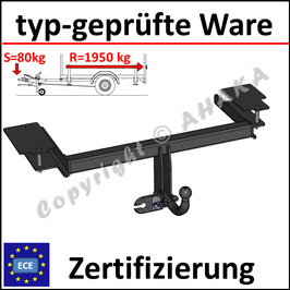 Opel Vectra C Bj. 2002-2009 Anhängerkupplung starr mit geschraubtem Kugelkopf - ohne Elektrosatz