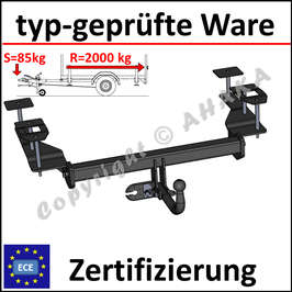 Opel Vectra C Bj. 2002-2009 Anhängerkupplung starr mit geschraubtem Kugelkopf - ohne Elektrosatz