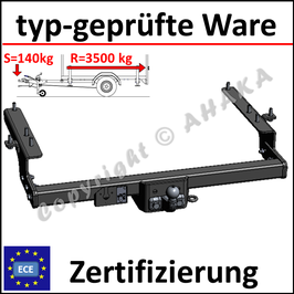 Jeep Grand Cherokee  Bj. 1991-1999 Anhängerkupplung starr mit geschraubtem Kugelkopf - ohne Elektrosatz