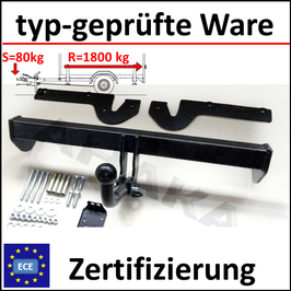 Ford Mondeo III B5Y, B4Y  Bj. 2000-2007 Anhängerkupplung starr mit geschraubtem Kugelkopf - ohne Elektrosatz