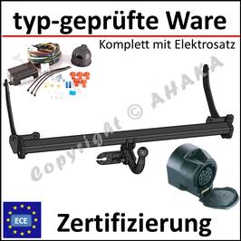 Peugeot 308 SW Bj. 2008-02.2014 Anhängerkupplung starr mit geschraubtem Kugelkopf - mit Elektrosatz 13 polig