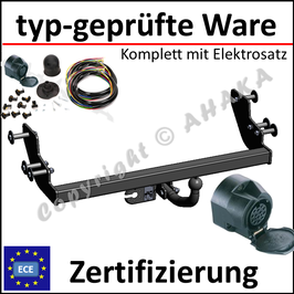 Ford Windstar Bj. 2001- Anhängerkupplung starr mit geschraubtem Kugelkopf - mit Elektrosatz 13 polig