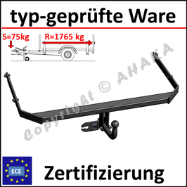 Mazda 3 Bj. 2003-2009 Anhängerkupplung starr mit geschraubtem Kugelkopf - ohne Elektrosatz