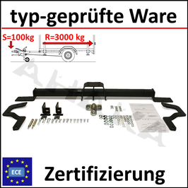 Fiat Ducato Bj. 2006- Anhängerkupplung starr mit geschraubtem Kugelkopf - ohne Elektrosatz