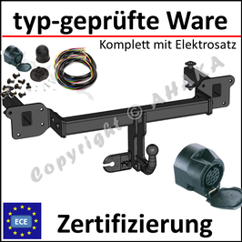 Subaru Tribeca Bj. 2006- Anhängerkupplung starr mit geschraubtem Kugelkopf - mit Elektrosatz 13 polig