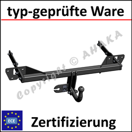 Opel Astra J Bj. 2009- Anhängerkupplung starr mit geschraubtem Kugelkopf - ohne Elektrosatz