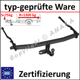 Renault Megane III Bj. 2008- Anhängerkupplung starr mit geschraubtem Kugelkopf - ohne Elektrosatz