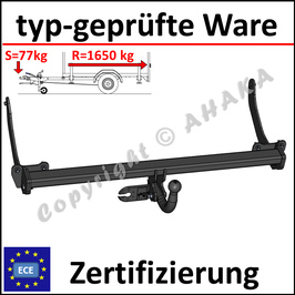 Peugeot 308 SW Bj. 2008-02.2014 Anhängerkupplung starr mit geschraubtem Kugelkopf - ohne Elektrosatz