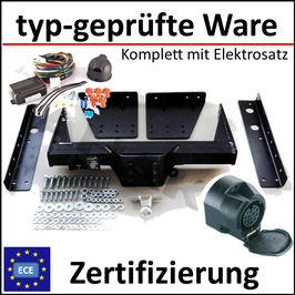 Iveco Daily Bj. 1999-2013 Anhängerkupplung starr mit geschraubtem Kugelkopf - mit Elektrosatz 13 polig