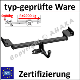 Huyndai ix35 Bj. 2010- Anhängerkupplung starr mit geschraubtem Kugelkopf - ohne Elektrosatz