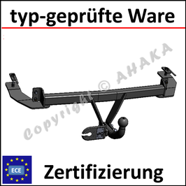 Fiat Panda II 4x4 Bj. 2003-2011 Anhängerkupplung starr mit geschraubtem Kugelkopf - ohne Elektrosatz