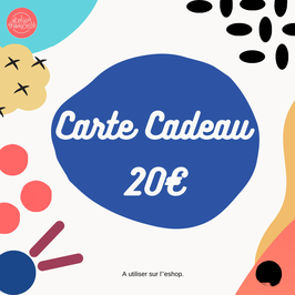 Carte Cadeau  -20€-