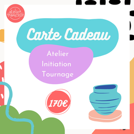 Carte Atelier "Initiation" Tournage