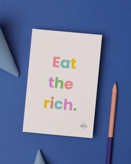 Carte "EAT THE RICH"