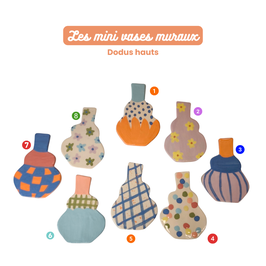 Vase Mural "dodu haut"