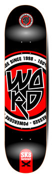 LOGO ROUND BLACK RED