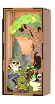 Book Nook en bois - en 2 séances