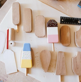 Glaces en bois