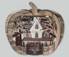 Maison Citrouille 3D