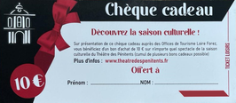 Chèque cadeau Théâtre des Pénitents
