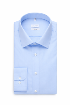 Overhemd licht blauw mouwlengte 7